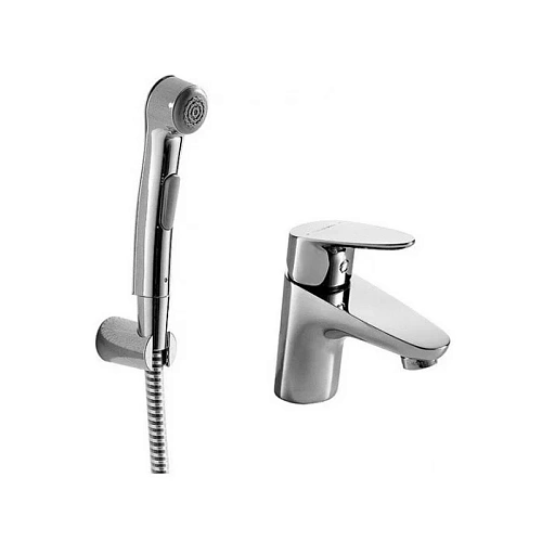 Смеситель для раковины Bravat Drop F14898C-2 с Гигиенический душем Смеситель для раковины Bravat Drop F14898C-2 с Гигиенический душем