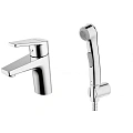 Смеситель для раковины Bravat Line F15299C-2 с Гигиенический душем Смеситель для раковины Bravat Line F15299C-2 с Гигиенический душем