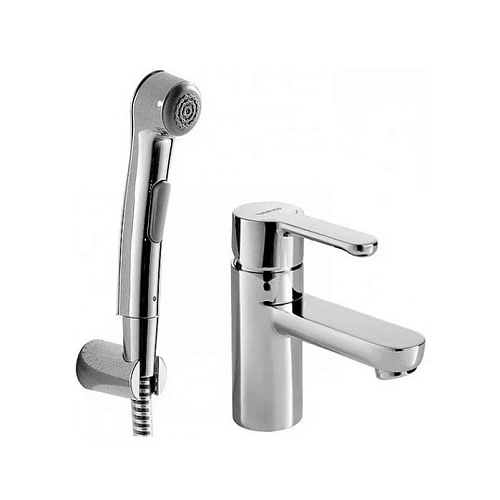 Смеситель для раковины Bravat Stream F13783C-3 с Гигиенический душем Смеситель для раковины Bravat Stream F13783C-3 с Гигиенический душем