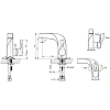 Смеситель для раковины Bravat Wave F174108C-2 Смеситель для раковины Bravat Wave F174108C-2