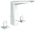 Смеситель для раковины GROHE Allure Brilliant на 3 отверстия с донным клапаном (высокий излив), хром 20344000 Смеситель для раковины GROHE Allure Brilliant на 3 отверстия с донным клапаном (высокий излив), хром 20344000