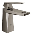 Смеситель для раковины GROHE Allure Brilliant с донным клапаном, темный графит глянец (23029A00) Смеситель для раковины GROHE Allure Brilliant с донным клапаном, темный графит глянец (23029A00)