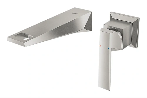 Смеситель для раковины GROHE Allure Brilliant, настенный монтаж, верхняя монтажная часть (19781DC0) Смеситель для раковины GROHE Allure Brilliant, настенный монтаж, верхняя монтажная часть (19781DC0)