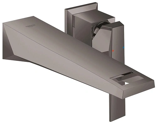 Смеситель для раковины GROHE Allure Brilliant, настенный монтаж, верхняя монтажная часть, темный гра 19783A00 Смеситель для раковины GROHE Allure Brilliant, настенный монтаж, верхняя монтажная часть, темный гра 19783A00