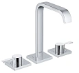 Смеситель для раковины GROHE Allure с донным клапаном и длинными рукоятками на 3 отверстия, хром (20 20188000 Смеситель для раковины GROHE Allure с донным клапаном и длинными рукоятками на 3 отверстия, хром (20 20188000