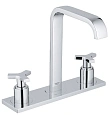 Смеситель для раковины GROHE Allure с донным клапаном на 3 отверстия, хром (20143000) Смеситель для раковины GROHE Allure с донным клапаном на 3 отверстия, хром (20143000)