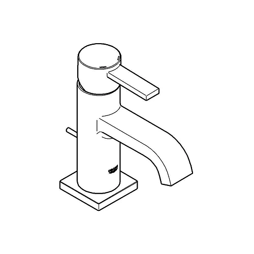 Смеситель для раковины GROHE Allure с донным клапаном, уменьшенный, хром (32757000) Смеситель для раковины GROHE Allure с донным клапаном, уменьшенный, хром (32757000)