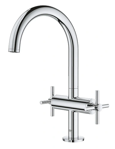 Смеситель для раковины GROHE Atrio New на 1 отверстие, хром (21019003) Смеситель для раковины GROHE Atrio New на 1 отверстие, хром (21019003)