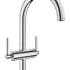Смеситель для раковины GROHE Atrio New на 1 отверстие, хром (21022003) Смеситель для раковины GROHE Atrio New на 1 отверстие, хром (21022003)