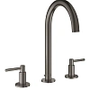 Смеситель для раковины GROHE Atrio New, монтаж на бортик, темный графит матовый (20009AL3) на 3 отве Смеситель для раковины GROHE Atrio New, монтаж на бортик, темный графит матовый (20009AL3) на 3 отве