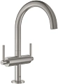 Смеситель для раковины GROHE Atrio New, суперcталь (21022DC3) Смеситель для раковины GROHE Atrio New, суперcталь (21022DC3)