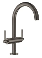 Смеситель для раковины GROHE Atrio New, темный графит матовый (21022AL3) на 1 отверстие Смеситель для раковины GROHE Atrio New, темный графит матовый (21022AL3) на 1 отверстие