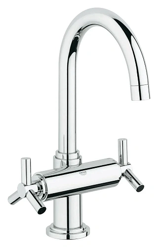 Смеситель для раковины GROHE Atrio Ypsilon с донным клапаном, хром (21019000) Смеситель для раковины GROHE Atrio Ypsilon с донным клапаном, хром (21019000)