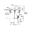 Смеситель для раковины GROHE BauClassic 20470000 на 3 отверстия Смеситель для раковины GROHE BauClassic 20470000 на 3 отверстия