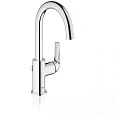 Смеситель для раковины GROHE BauCurve со сливным гарнитуром, L-Size, хром (23090000) Смеситель для раковины GROHE BauCurve со сливным гарнитуром, L-Size, хром (23090000)