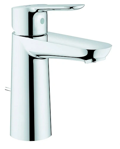 Смеситель для раковины GROHE BauEdge (23758000) с донным клапаном, M-Size, хром Смеситель для раковины GROHE BauEdge (23758000) с донным клапаном, M-Size, хром