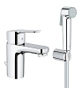 Смеситель для раковины GROHE BauEdge с Гигиенический душем, хром (23757000)