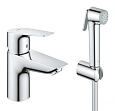 Смеситель для раковины GROHE BauEdge с гигиеническим душем, хром (23757001) Смеситель для раковины GROHE BauEdge с гигиеническим душем, хром (23757001)