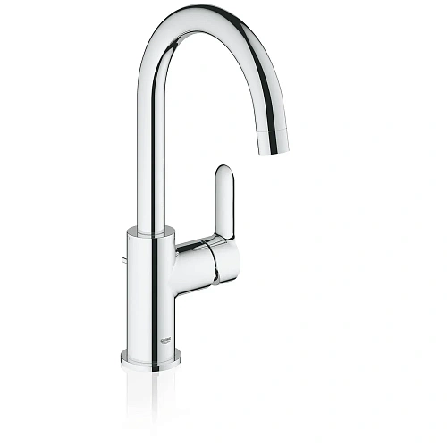 Смеситель для раковины GROHE BauEdge со сливным гарнитуром, размер L, хром (23093000) Смеситель для раковины GROHE BauEdge со сливным гарнитуром, размер L, хром (23093000)