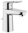Смеситель для раковины GROHE BauLoop с донным клапаном, хром (23335000) Смеситель для раковины GROHE BauLoop с донным клапаном, хром (23335000)