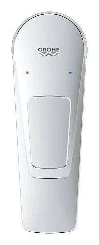 Смеситель для раковины GROHE BauLoop с ограничителем температуры и нажимным донным клапаном, размер 23879001 Смеситель для раковины GROHE BauLoop с ограничителем температуры и нажимным донным клапаном, размер 23879001