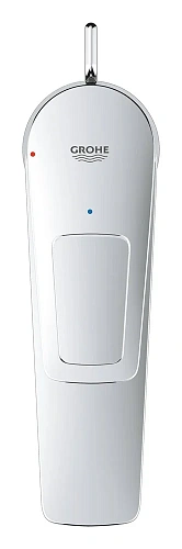Смеситель для раковины GROHE BauLoop с рычажным донным клапаном, размер M, хром (23887001) Смеситель для раковины GROHE BauLoop с рычажным донным клапаном, размер M, хром (23887001)
