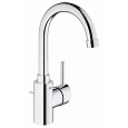 Смеситель для раковины GROHE Concetto с донным клапаном, высокий излив, хром (32629001) Смеситель для раковины GROHE Concetto с донным клапаном, высокий излив, хром (32629001)