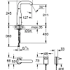 Смеситель для раковины GROHE Essence E, хром (36444000) инфракрасный Смеситель для раковины GROHE Essence E, хром (36444000) инфракрасный