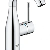 Смеситель для раковины GROHE Essence New нажимным донным клапаном, размер M, хром (23798001) Смеситель для раковины GROHE Essence New нажимным донным клапаном, размер M, хром (23798001)