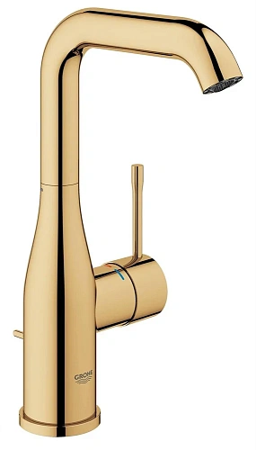 Смеситель для раковины GROHE Essence New с донным клапаном, L-Size, холодный рассвет глянец (32628GL 32628GL1 Смеситель для раковины GROHE Essence New с донным клапаном, L-Size, холодный рассвет глянец (32628GL 32628GL1