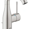 Смеситель для раковины GROHE Essence New с донным клапаном, суперсталь (23462DC1) Смеситель для раковины GROHE Essence New с донным клапаном, суперсталь (23462DC1)