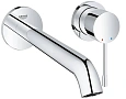 Смеситель для раковины GROHE Essence+ на 2 отверстия (вынос 230 мм), хром (19967001) внешняя часть Смеситель для раковины GROHE Essence+ на 2 отверстия (вынос 230 мм), хром (19967001) внешняя часть