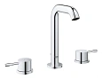 Смеситель для раковины GROHE Essence+ на 3 отверстия с донным клапаном, хром (20296001) Смеситель для раковины GROHE Essence+ на 3 отверстия с донным клапаном, хром (20296001)