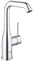 Смеситель для раковины GROHE Essence+ с донным клапаном и высоким изливом, хром (32628001) Смеситель для раковины GROHE Essence+ с донным клапаном и высоким изливом, хром (32628001)