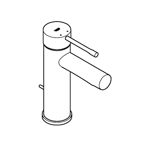 Смеситель для раковины GROHE Essence+ с донным клапаном и низким изливом, хром (32898001) Смеситель для раковины GROHE Essence+ с донным клапаном и низким изливом, хром (32898001)