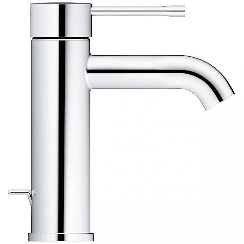 Смеситель для раковины GROHE Essence+ с низким изливом и донным клапаном, хром (23589001) Смеситель для раковины GROHE Essence+ с низким изливом и донным клапаном, хром (23589001)