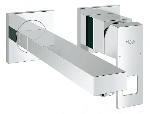 Смеситель для раковины GROHE Eurocube (вынос 230 мм), хром (23447000) внешняя часть Смеситель для раковины GROHE Eurocube (вынос 230 мм), хром (23447000) внешняя часть