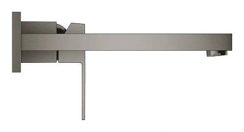 Смеситель для раковины GROHE Eurocube на 2 отверстия, настенный монтаж, темный графит матовый (23447 23447AL0 Смеситель для раковины GROHE Eurocube на 2 отверстия, настенный монтаж, темный графит матовый (23447 23447AL0