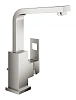 Смеситель для раковины GROHE Eurocube с высоким изливом, суперсталь (23135DC0)