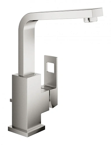 Смеситель для раковины GROHE Eurocube с высоким изливом, суперсталь (23135DC0) Смеситель для раковины GROHE Eurocube с высоким изливом, суперсталь (23135DC0)