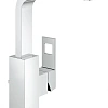 Смеситель для раковины GROHE Eurocube с донным клапаном и высоким изливом, хром (23135000) Смеситель для раковины GROHE Eurocube с донным клапаном и высоким изливом, хром (23135000)