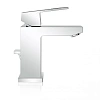 Смеситель для раковины GROHE Eurocube с донным клапаном и ограничением расхода воды, хром (2312700E)