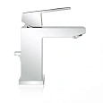 Смеситель для раковины GROHE Eurocube с донным клапаном и ограничением расхода воды, хром (2312700E) Смеситель для раковины GROHE Eurocube с донным клапаном и ограничением расхода воды, хром (2312700E)