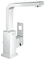 Смеситель для раковины GROHE Eurocube с донным клапаном, высоким изливом и ограничением расхода воды 2313500E Смеситель для раковины GROHE Eurocube с донным клапаном, высоким изливом и ограничением расхода воды 2313500E