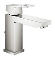 Смеситель для раковины GROHE Eurocube со сливным гарнитуром, суперсталь (23445DC0) Смеситель для раковины GROHE Eurocube со сливным гарнитуром, суперсталь (23445DC0)