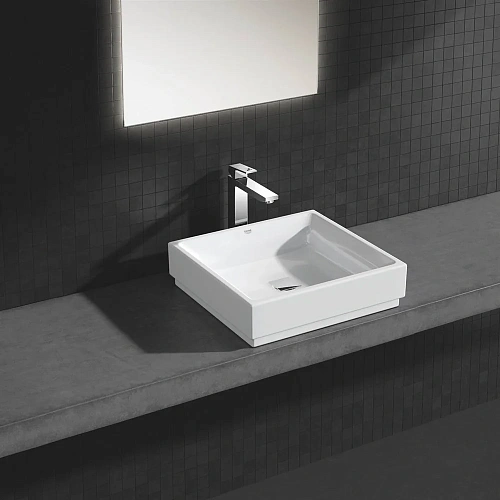 Смеситель для раковины GROHE Eurocube, свободностоящий, хром (23406000) Смеситель для раковины GROHE Eurocube, свободностоящий, хром (23406000)