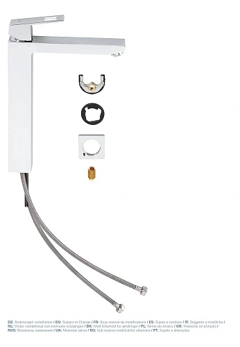 Смеситель для раковины GROHE Eurocube, свободностоящий, хром (23406000) Смеситель для раковины GROHE Eurocube, свободностоящий, хром (23406000)