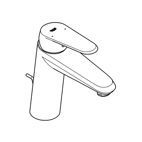 Смеситель для раковины GROHE Eurodisc Cosmopolitan (23448002) с донным клапаном, средний излив, хром Смеситель для раковины GROHE Eurodisc Cosmopolitan (23448002) с донным клапаном, средний излив, хром