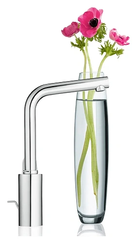 Смеситель для раковины GROHE Eurodisc Cosmopolitan с донным клапаном и высоким изливом, хром (230540 23054002 Смеситель для раковины GROHE Eurodisc Cosmopolitan с донным клапаном и высоким изливом, хром (230540 23054002