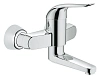 Смеситель для раковины GROHE Euroeco Special (вынос 197 мм, длина рычага 120 мм), хром (32767000)